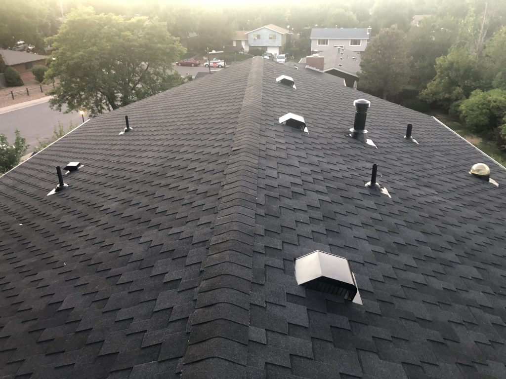 Longmont Roof that Legacy Roofers replaced after a hail storm