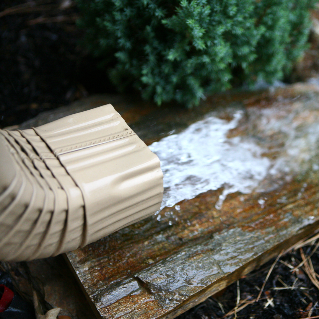 gutter downspout End