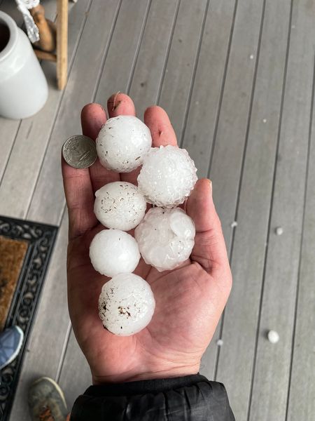 hail on hand
