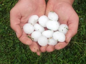 hail on hand